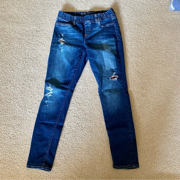 Gap 1969 Distressed Buffalo Plaid Jeans - Picture 1 of 12